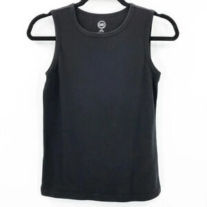 Wonder Nation Kids Girls Black Tank Top Size L